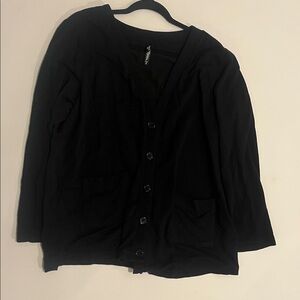 Torrid Sleep Super Soft Black Loungewear button shirt  Cardigan in size 3X
